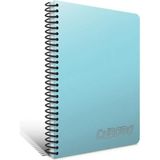 Mikasso Chromo A4 120 Yaprak Plastik Kapak Spiralli Defter (1342) Çizgisiz Açık Mavi Sert Spiralli Çizgisiz - Çok Renkli