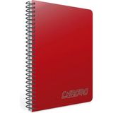 Mikasso Chromo A4 40 Yaprak Plastik Kapak Spiralli Defter (1976) Çizgili Kırmızı Sert Spiralli Çizgili 40 Ya - Çok Renkli