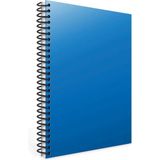 Mikasso Chromo A4 40 Yaprak Plastik Kapak Spiralli Defter (1976) Çizgili Mavi Sert Spiralli Çizgili 40 Yapra - Çok Renkli