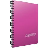 Mikasso Chromo A4 40 Yaprak Plastik Kapak Spiralli Defter (1976) Çizgili Pembe Sert Spiralli Çizgili 40 Yapr - Çok Renkli