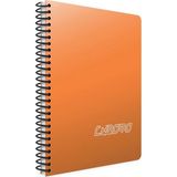 Mikasso Chromo A4 40 Yaprak Plastik Kapak Spiralli Defter (1976) Çizgili Turuncu Sert Spiralli Çizgili 40 Ya - Çok Renkli