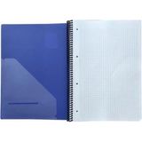 Mikasso Chromo (A4) 80 Yp. Pp Kapak Spiralli Defter - Kareli (1338) Spiralli Kareli Turuncu A4 - Çok Renkli