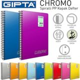 Mikasso Chromo A5 120 Yaprak Kareli Pp Kapak Spiralli Defter Sert Spiralli Kareli 120 Yaprak Küçük Boy Yeşil - Çok Renkli
