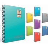 Mikasso Chromo Spiralli Defter A4 120 Yaprak Cizgili Sert Spiralli Çizgili 120 Yaprak Büyük Boy Yeşil Okul D - Çok Renkli