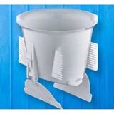 Mikasso Çift Kapaklı Wc Matik / Lavabo Kapağı / Fare Haşere Önleyici Kapak Plastik