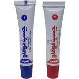 Mikasso Çift Karışım Ultra Güçlü 1 Çift A&b Tüp Epoksi Yapıştırıcı 21 gr Beyaz