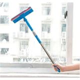 Mikasso 🧼 Çift Taraflı Cam Temizleyici – Silecek ve Bezli Sistem | Pratik Cam Temizleme Aparatı Cn