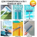 Mikasso Çift Taraflı Temizleme Fırçası Çok Fonksiyonlu Ekran Temizleyici Halı Koltuk Tüyü Toplama Temizlik Ç