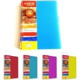 Mikasso Çınar A5 Ayraçlı Defter Idea 5 2 Spiralli Pp Kapak 210 Yaprak 17X24 Pembe Sert Spiralli Kareli 200 Y - Çok Renkli