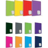 Mikasso Çınar Colormaxi Spiralli Defter Plastik Kapak Kareli 120 Yp A4 120/4 73008 Sert Spiralli Kareli Büyü - Çok Renkli