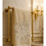 Mikasso Çınar Kadife El ve Yüz Havlusu 50/90CM Kadife Kahverengi - Çok Renkli