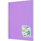 Mikasso Çınar Uninote Colormaxi A4 40 Yaprak Pp Kapak Spiralli Çizgili Defter Spiralli Çizgili 40 Yaprak Büy - Çok Renkli