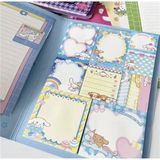 Mikasso Cinnamoroll Kore Japon Kırtasiye Ofis Postit Yapışkanlı Kağıt Set Yapışkanlı Not Kağıdı - Çok Renkli