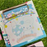 Mikasso Cinnamoroll Tavşan Sekreterlik Not Kağıdı Blok Not Memo Pad Küp Not Okul Ofis Ihtiyaçları Hediyelik - Çok Renkli