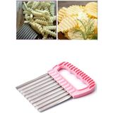 Mikasso Cips Doğrayıcı Pembe Çelik