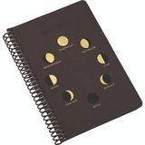 Mikasso Circle Of Life Spiralli Deri Kapak 17X24CM 120 Yaprak Kareli Defter Vegan Deri Spiralli Kareli 120 Y - Çok Renkli