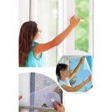 Mikasso Cırt Bantlı Yapışkanlı 100CM x 150CM Kesilebilir Pencere Sinekliği Tül