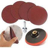 Mikasso Cırt Zımpara Seti + Matkap Aparatı 115 mm (14 Parça)