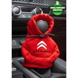 Mikasso Citroen Logo Kırmızı Vites Hoodie Araç Vites Kıyafeti Vites Poları Oto Aksesuarı Vites Topuzu Sweat - Çok Renkli
