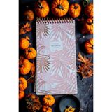 Mikasso Çizgili 10X19 cm Ebat 80 Yaprak Karton Kapak Telli Defter Krem Renk 60 gr Hafif Kağıt Not Defteri Ka - Çok Renkli