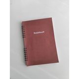 Mikasso Çizgili Defter, Not Defteri, Okul Defteri Sert Spiralli Çizgili 40 Yaprak Orta Boy Kahverengi Not De - Çok Renkli