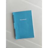 Mikasso Çizgili Defter, Not Defteri, Okul Defteri Sert Spiralli Çizgili 40 Yaprak Orta Boy Mavi Not Defteri - Çok Renkli