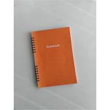 Mikasso Çizgili Defter, Not Defteri, Okul Defteri Sert Spiralli Çizgili 40 Yaprak Orta Boy Turuncu Not Defte - Çok Renkli