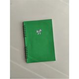 Mikasso Çizgisiz Defter, Not Defteri, Okul Defteri Sert Spiralli Çizgisiz 40 Yaprak Orta Boy Yeşil Not Defte - Çok Renkli
