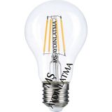 Mikasso CLA10 E27 Duylu 6 Watt Gün Işığı LED Filament Rustik Şeffaf Cam Ampul A60 - Çok Renkli