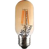 Mikasso CLA17 E27 Duylu 6 Watt Gün Işığı LED Filament Rustik Bal Cam Ampul - Çok Renkli