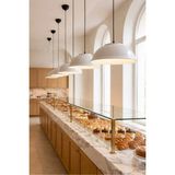 Mikasso Cliff Beyaz Iskandinav Metal Sarkıt 30 cm Metal 1 E27 Beyaz Salon / Oturma Odası - Çok Renkli