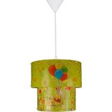 Mikasso Çocuk Odası Winnie The Pooh 3D SARKIT-5102 Lisanslı Kumaş 1 E27 Yeşil Bebek / Çocuk Odası - Çok Renkli