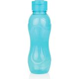 Mikasso Çocuk Renkli Şeffaf Suluk Matara 500 ml – Okul ve Günlük Kullanım Plastik Mavi