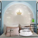Mikasso Çocuk Şarjlı Aplik/gece Lambası - Gün Işığı Ahşap Gri - Çok Renkli