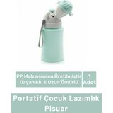 Mikasso #çocukpisuarı Portatif Sızdırmaz Bebek Araba Yolculuk Pratik Dışarı Mavi Eğitici Erkek Küçük Tuvalet - Çok Renkli