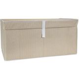 Mikasso Çok Amaçlı Kapaklı Düzenleyici Mega Kutu Baza Hurç 60X40X30 - Polipropilen - 1 - 40 x 60 cm - Kahver