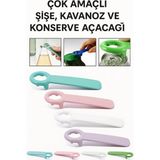 Mikasso Çok Amaçlı Şişe, Kavanoz ve Konserve Açacağı Çok Renkli