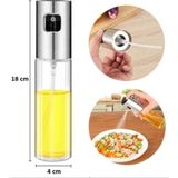 Mikasso Çok Amaçlı Spreyli Sızdırmaz Cam Şişe 100 ml Yağdanlık Limon Sirke Sos Püskürtücü Dağıtıcı Sprey Bey
