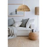Mikasso Çok Renkli Rattan Bambu Hasır Avize 30 cm (Duy Dahil) Bambu 1 E27 Çok Renkli Salon / Oturma Odası