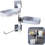 Mikasso ® Çoklu Sabun Tutucu Fonksiyonel Banyo Sabunluk Çok Renkli