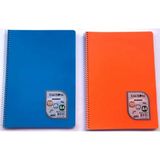 Mikasso Colormaxi 120 Yp. 2'li Kareli Spiralli Defter (Siyah-Mavi-Sarı-Kırmızı-Mor-Yeşil-Pembe) Sert Spirall - Çok Renkli