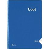 Mikasso Cool A4 60 Yaprak Çizgili Pp Kapak Spiralli Defter (321601-99) Yumuşak Spiralli Çizgili Büyük Boy Be - Çok Renkli