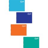 Mikasso Cool Spiralli Plastik Kapak Resim Defteri 35X50 cm 15 Yaprak Sert Spiralli Çizgisiz Büyük Boy Gri Re - Çok Renkli
