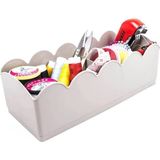 Mikasso Çorap ve Toka Düzenleyici Organizer Çok Amaçlı Düzenleyici - Antrasit Plastik 23 x 23 Gri Tr
