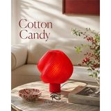 Mikasso Cotton Candy - Dekoratif Modern Gece Lambası Plastik Kırmızı - Çok Renkli