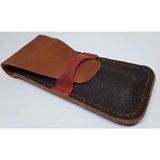 Mikasso Crazy Hors Gerçek Deri Özel Kale ml Eriniz Için Kalemlik 2 x 3 Kalem Için 27 cm 6 cm Ahşap Kahvereng - Çok Renkli