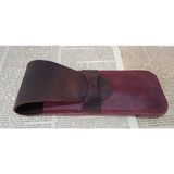 Mikasso Crazy Hors Hakiki Deri El Emeği Kalemlik Kalem Kutu 27 cm 6 cm HHH0802A Ahşap Kahverengi - Çok Renkli