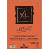 Mikasso Croquis Xl Üstten Spiralli A4 21X29.7 90 gr Eskiz Defteri Karton Spiralli Orta Boy Bej Resim Defterl - Çok Renkli
