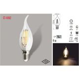 Mikasso CT-4062G 4W Kıvrık Buji LED Ampul Gunısıgı - Çok Renkli
