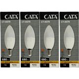 Mikasso CT-4079 7W 6400K (Beyaz Işık) E14 Duylu LED Buji Ampul (4 Adet)